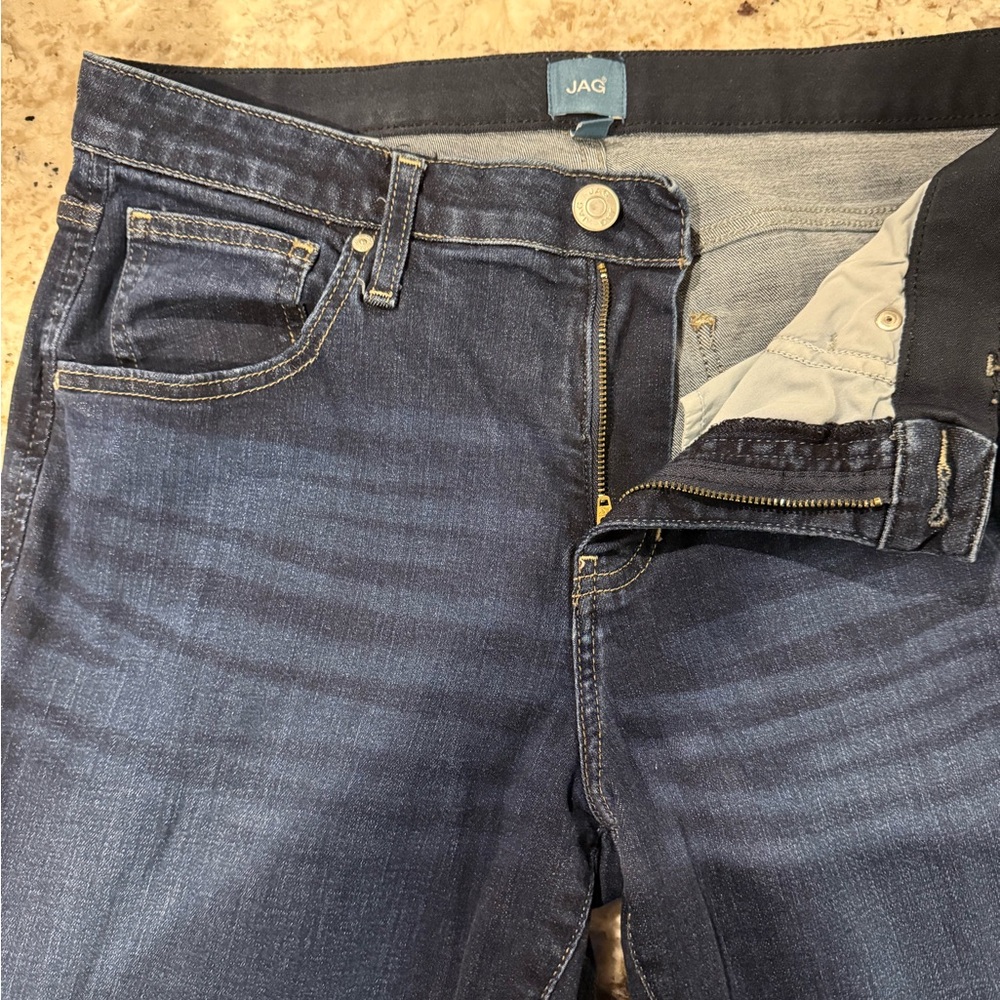 *GENTLY WORN* Womens JAG Size 14P Carter Girlfriend Cropped Ankle Jeans - Picture 6 of 7